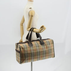 Burberry Vintage Duffle Bag Haymarket Canvas