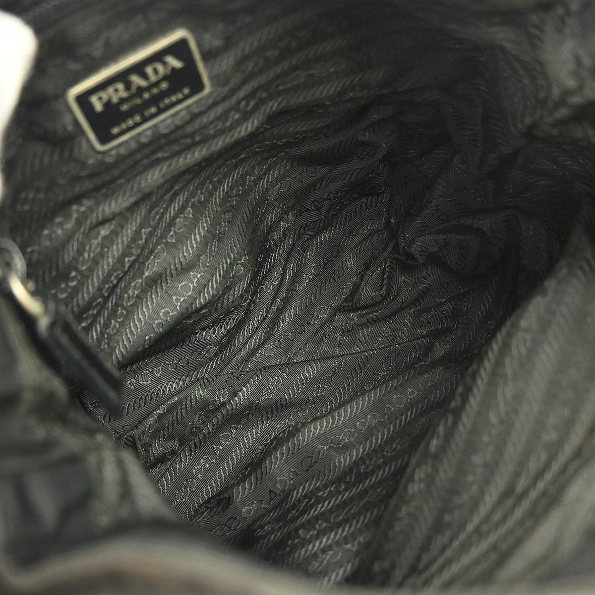 Prada Buckle Messenger Bag Tessuto