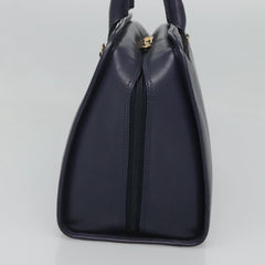 Celine Circle Logo Handbag Leather