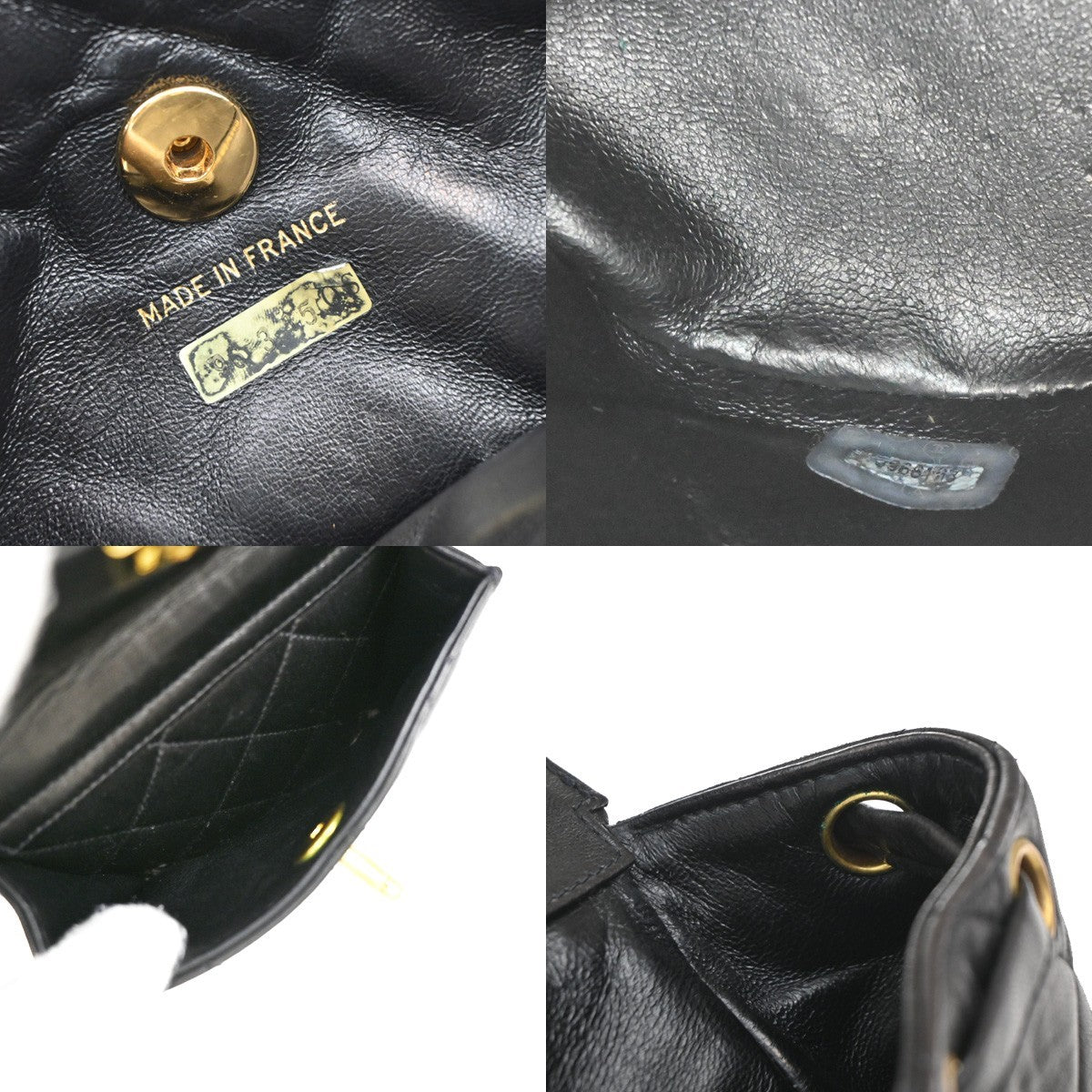 Chanel Vintage CC Pocket Backpack Quilted Lambskin