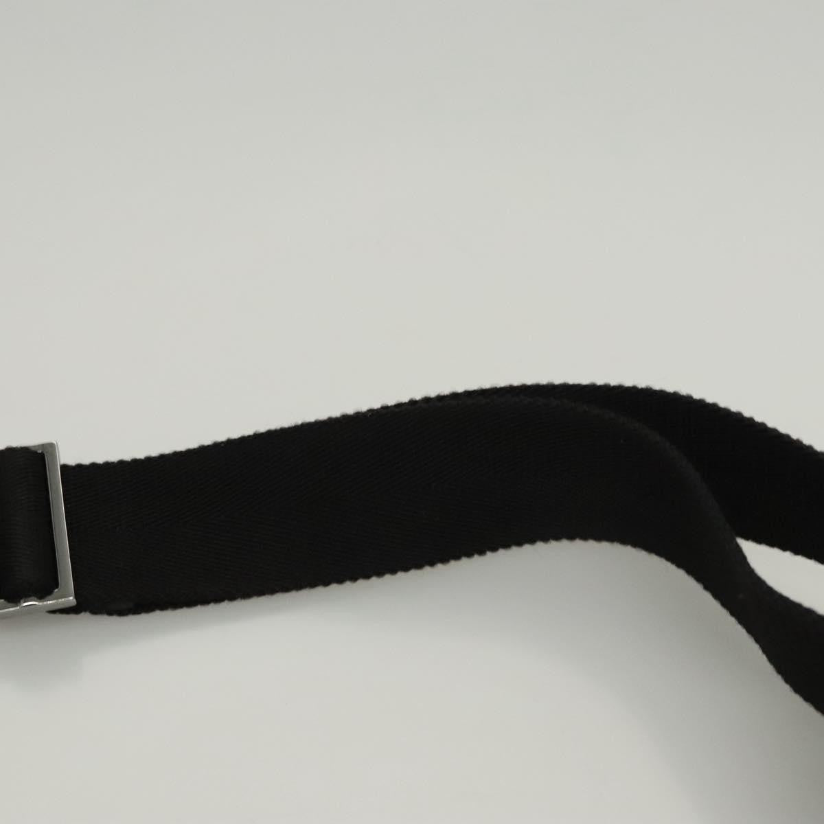 Gucci Vintage Double Belt Bag GG Canvas with Leather