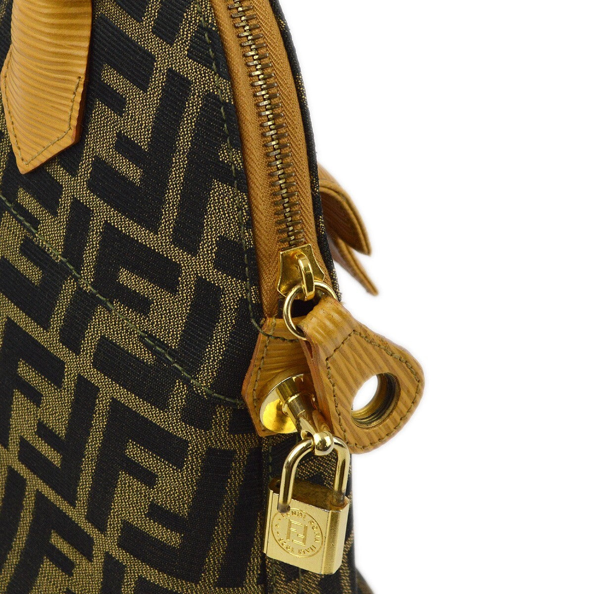 Fendi Convertible Dome Bag Zucca Canvas