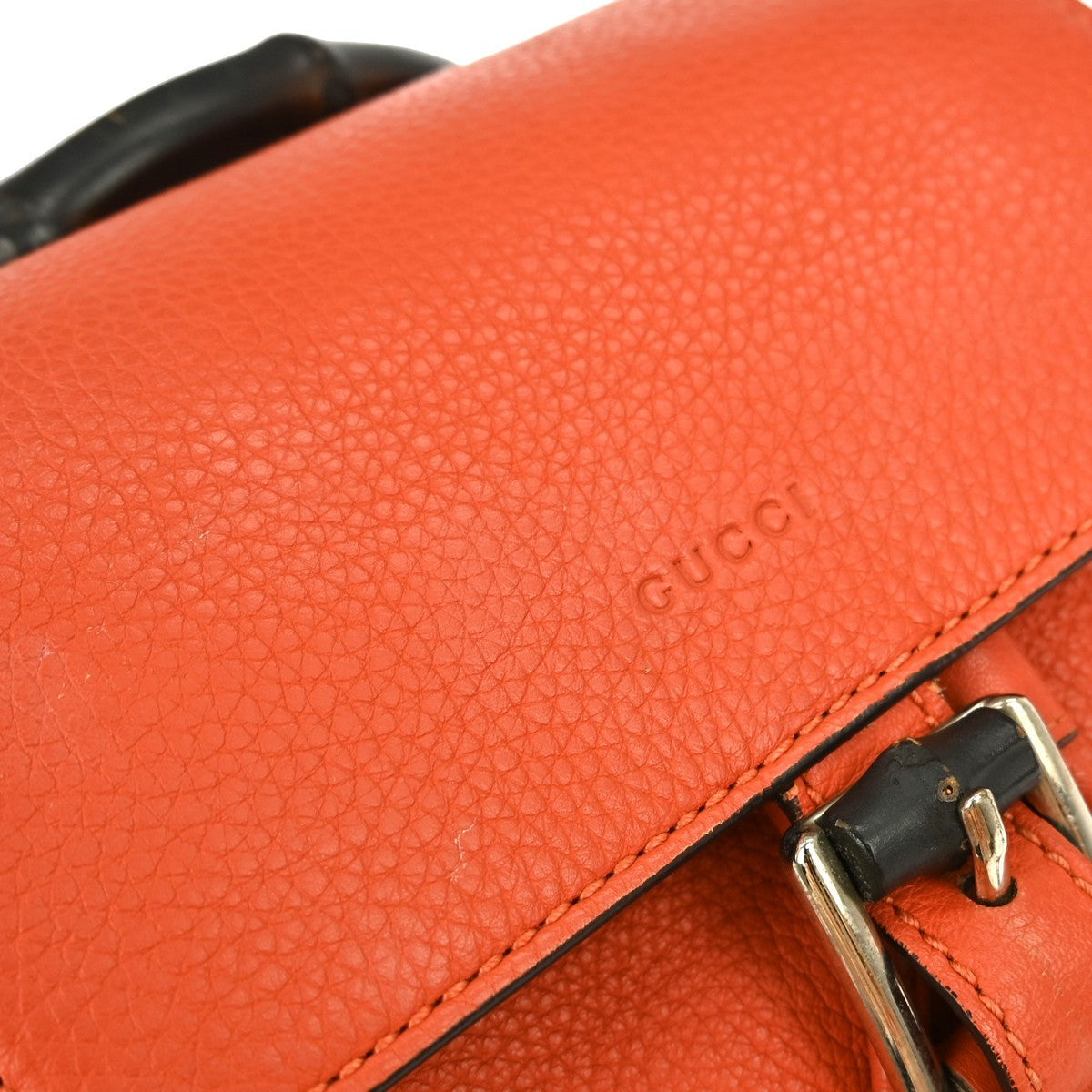 Gucci Bamboo Tassel Backpack Leather