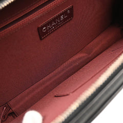 Chanel Coco Boy Camera Bag Quilted Leather