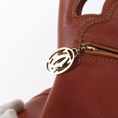 cartier Marcello Handbag Leather