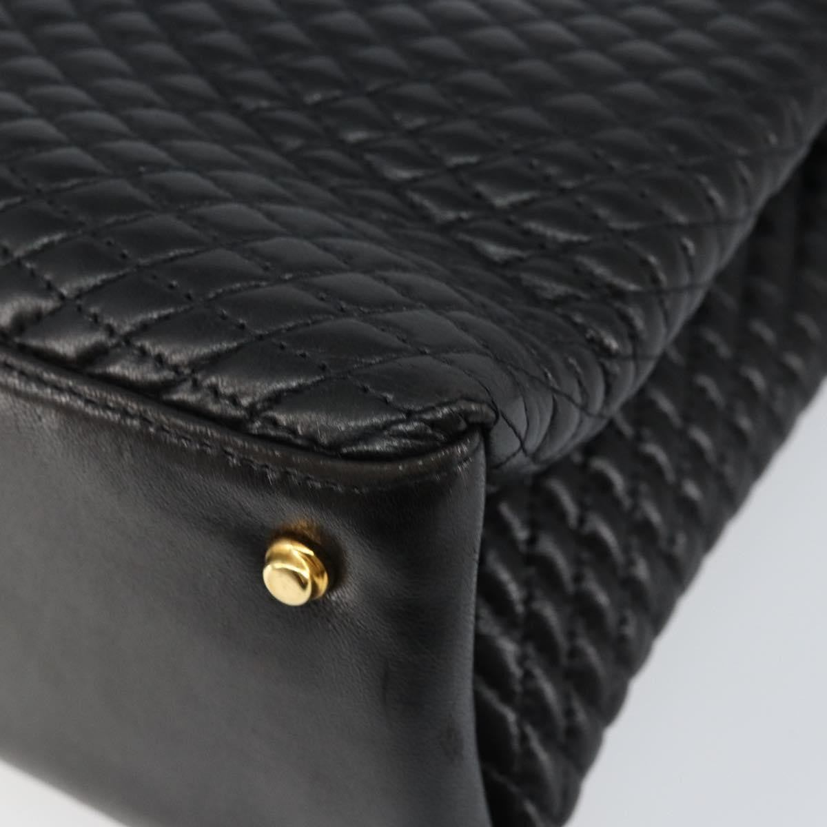 Bally Vintage Handbag Quilted Leather