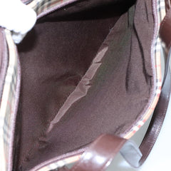 Burberry Nova check Shoulder bag Canvas and Leather