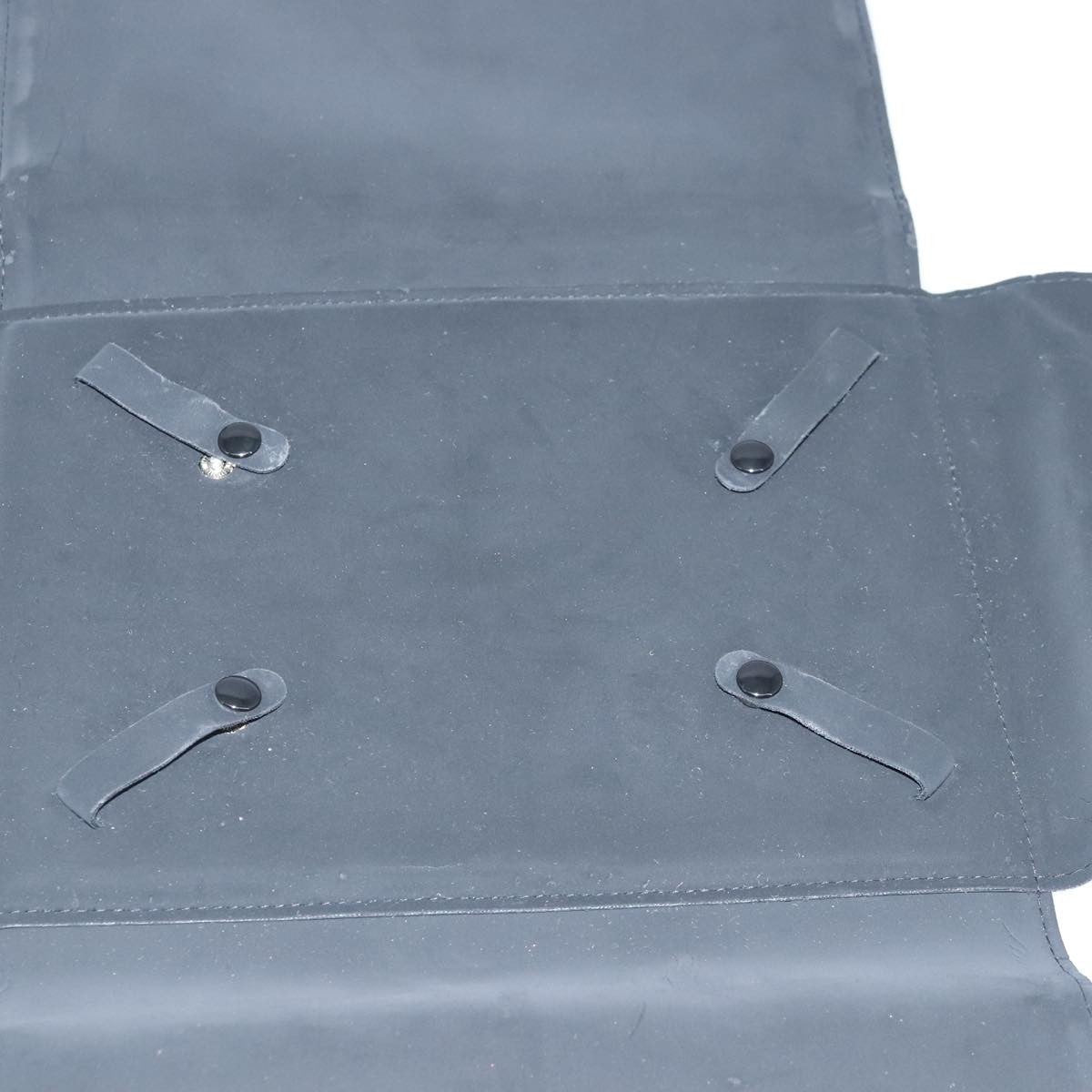 Chanel Vintage Double Strand CC Pendant Necklace Metal with Crystals