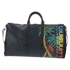 Louis Vuitton Keepall Bandouliere Bag Limited Edition Damier Cobalt Jungle
