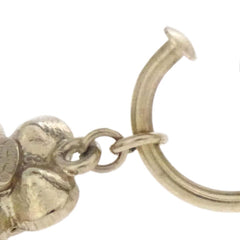 Chanel Flower CC Drop Earrings Metal and Crystals