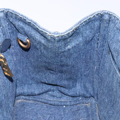 Prada Canapa Convertible Tote Denim