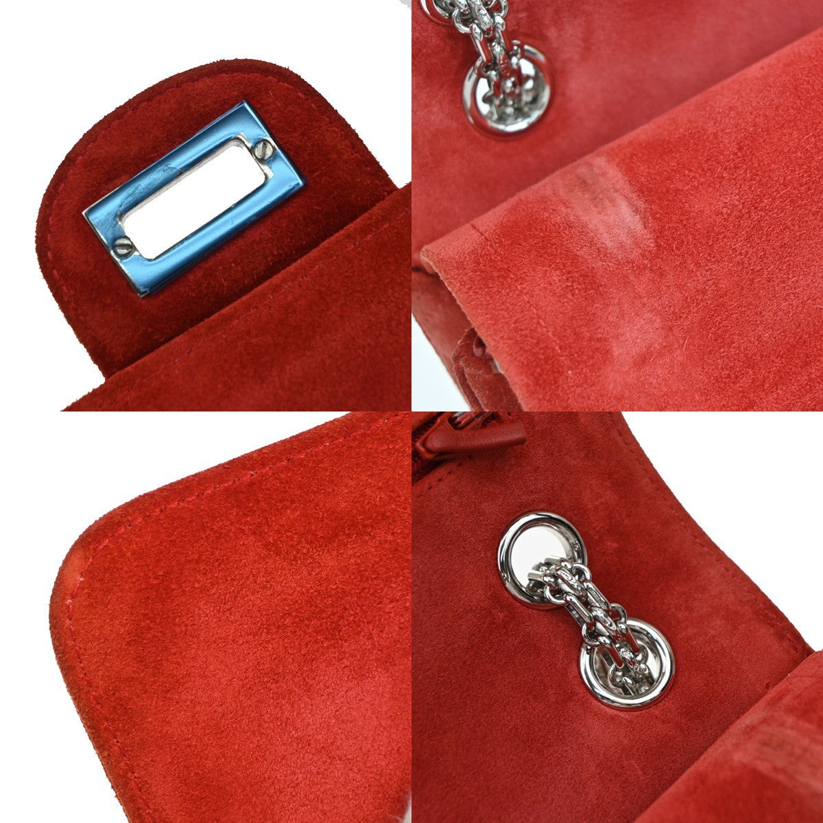 Chanel Reissue 2.55 Flap Bag Quilted Suede with Metallic Calfskin