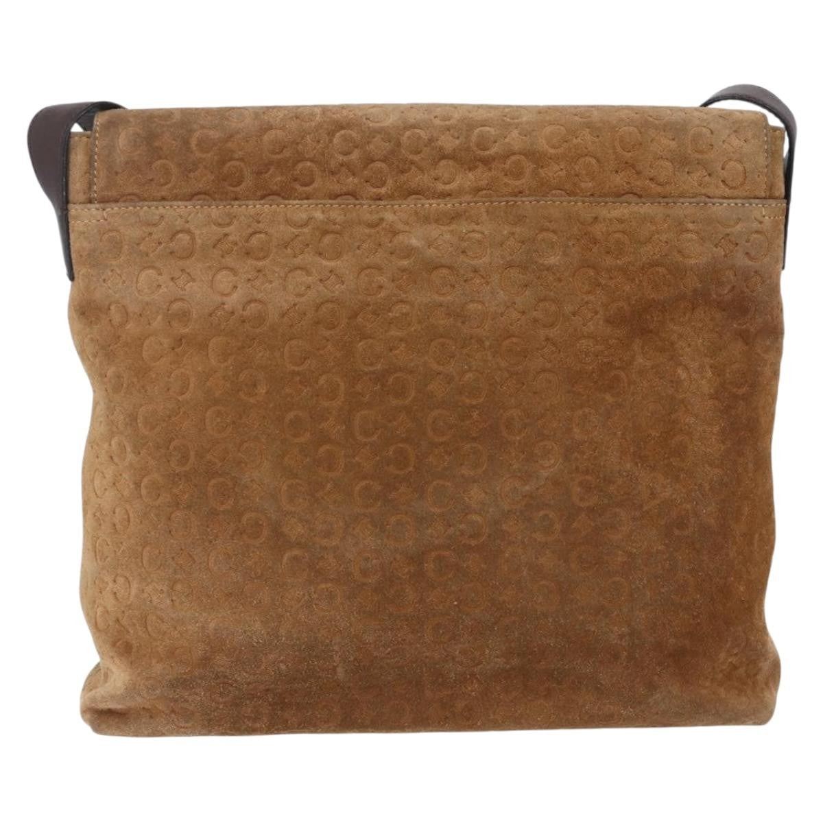 Celine C Macadam Shoulder bag Suede