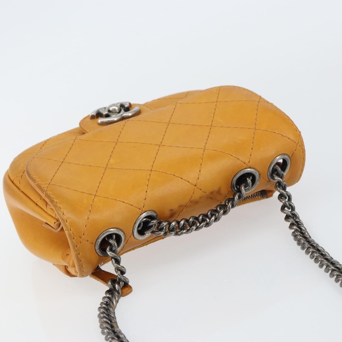 Chanel Chain Flap Bag Quilted Leather