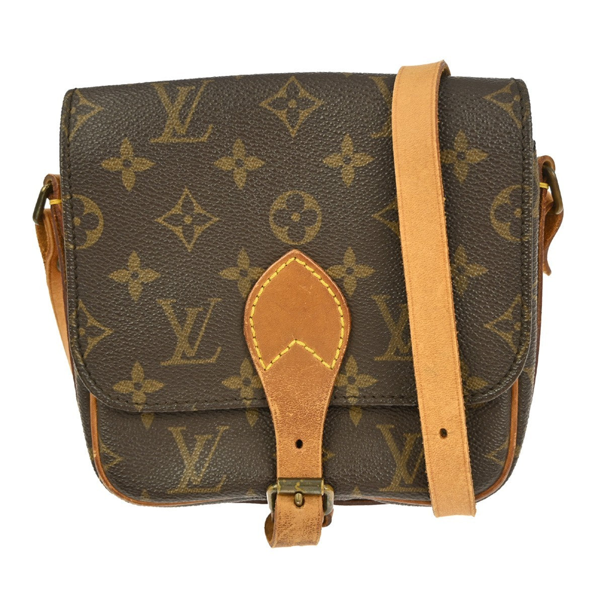 Louis Vuitton Cartouchiere Handbag Monogram Canvas