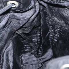 Prada Vela Double Front Pocket Backpack Tessuto with Saffiano Leather