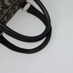 Christian Dior Vintage Trotter Boston Bag Diorissimo Canvas