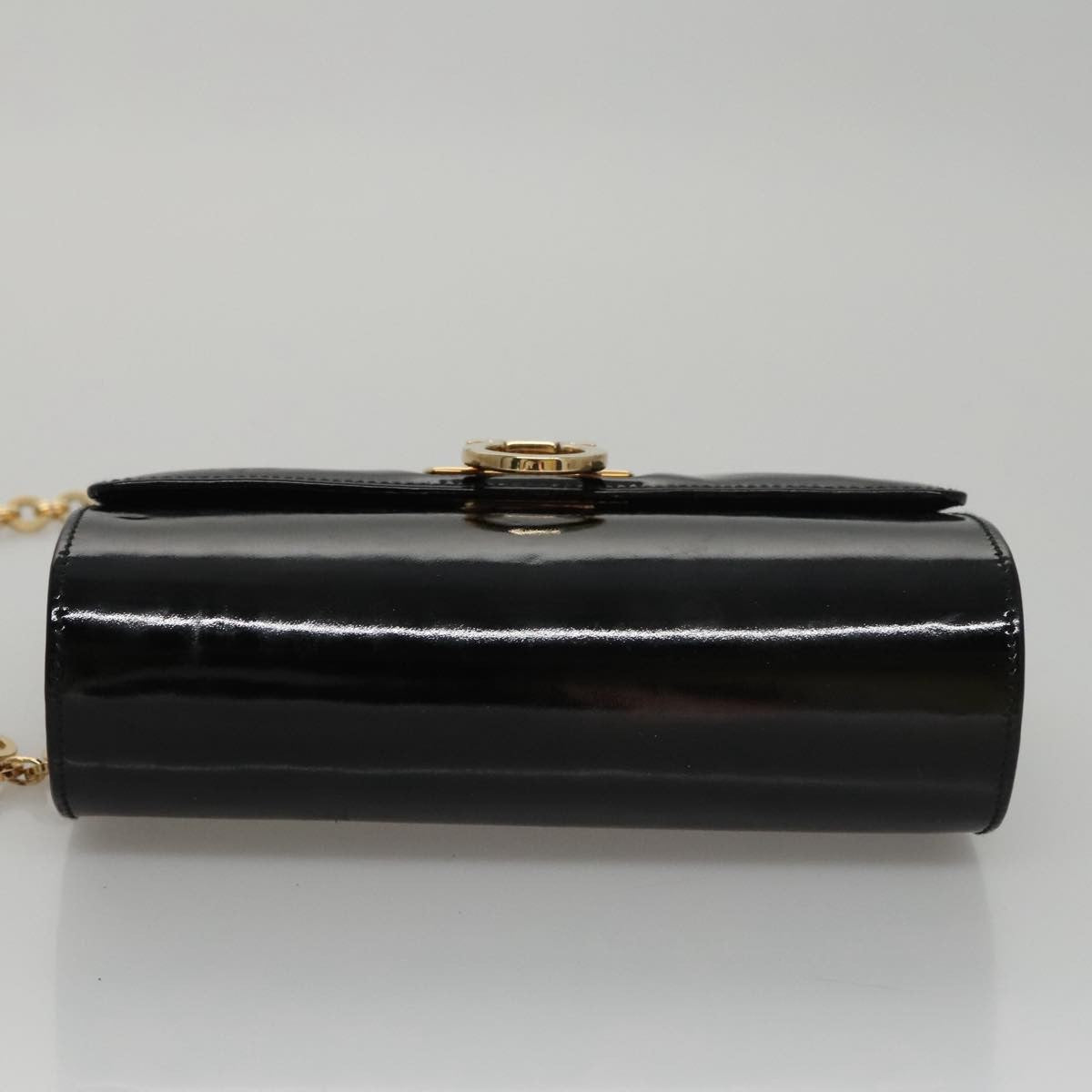Salvatore Ferragamo Gancini Box Crossbody Bag Patent leather