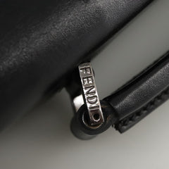 Fendi Convertible Pushlock Flap Satchel Zucca Canvas and Leather