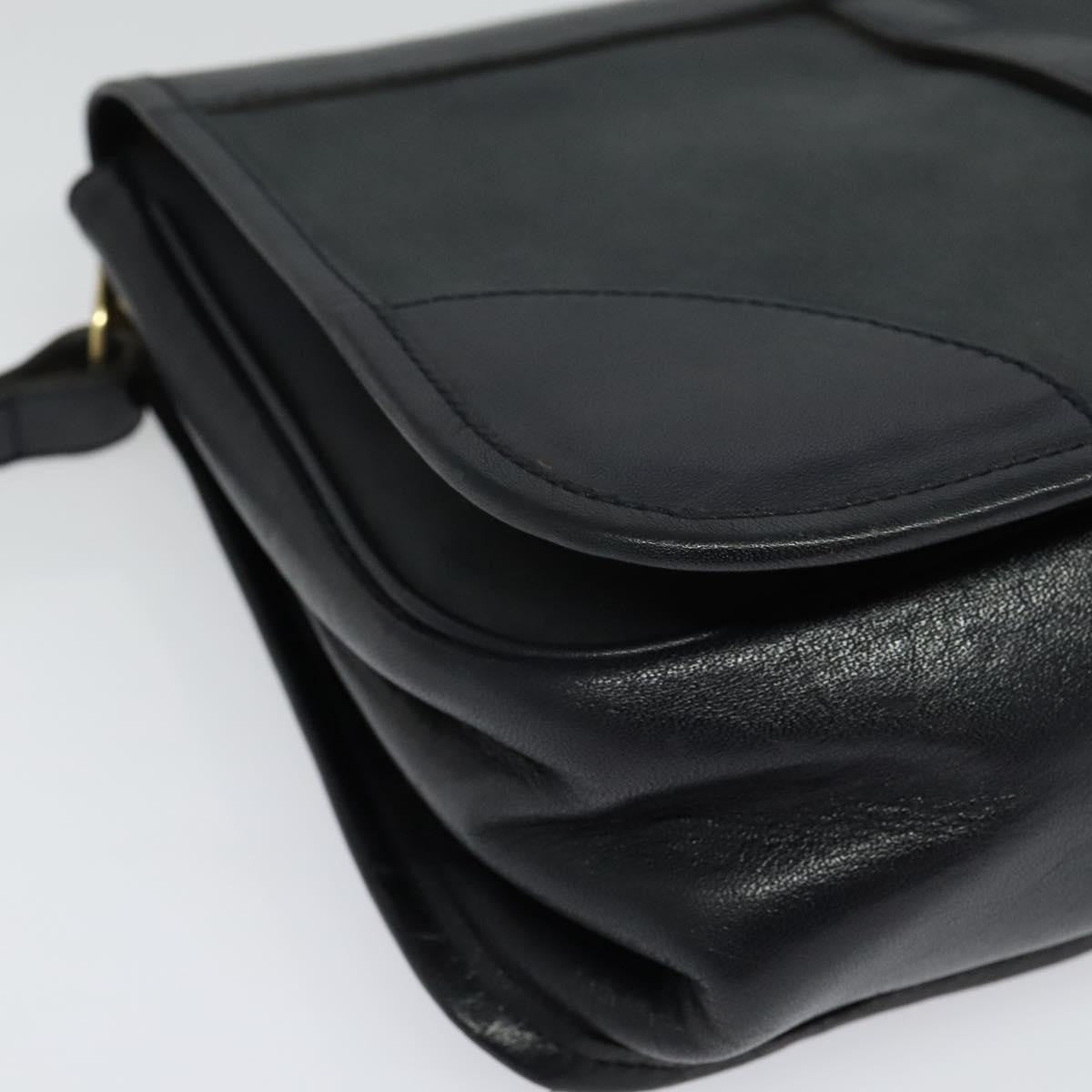 Burberry Flap Shoulder Bag Leather