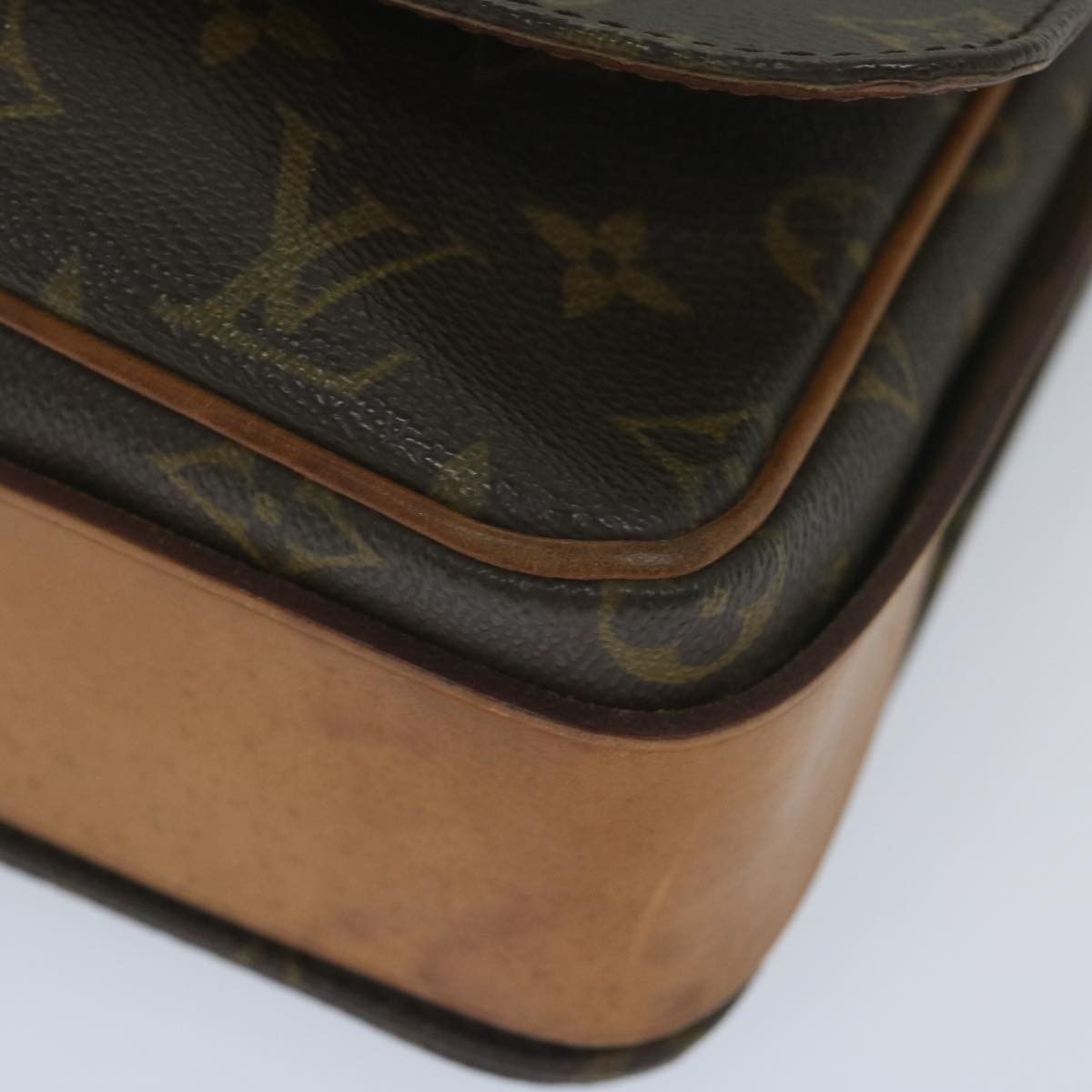 Louis Vuitton Cartouchiere Handbag Monogram Canvas