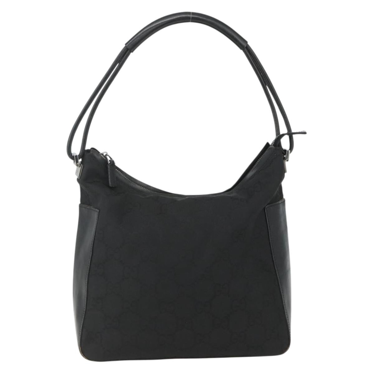 Gucci Vintage Zip Hobo GG Canvas and Leather