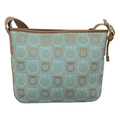 Salvatore Ferragamo Gancini Shoulder Bag Canvas