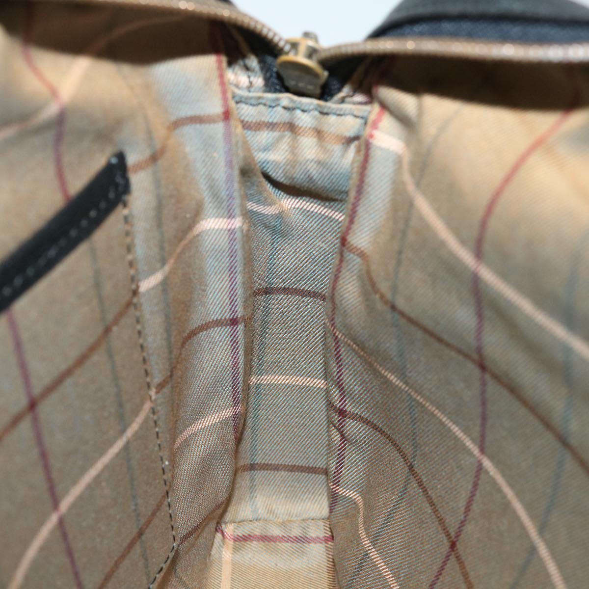 Burberry Zip Clutch Leather