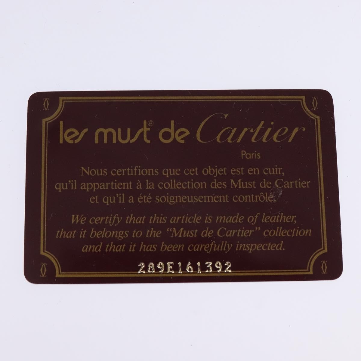 cartier Must de Cartier Shoulder Bag Leather