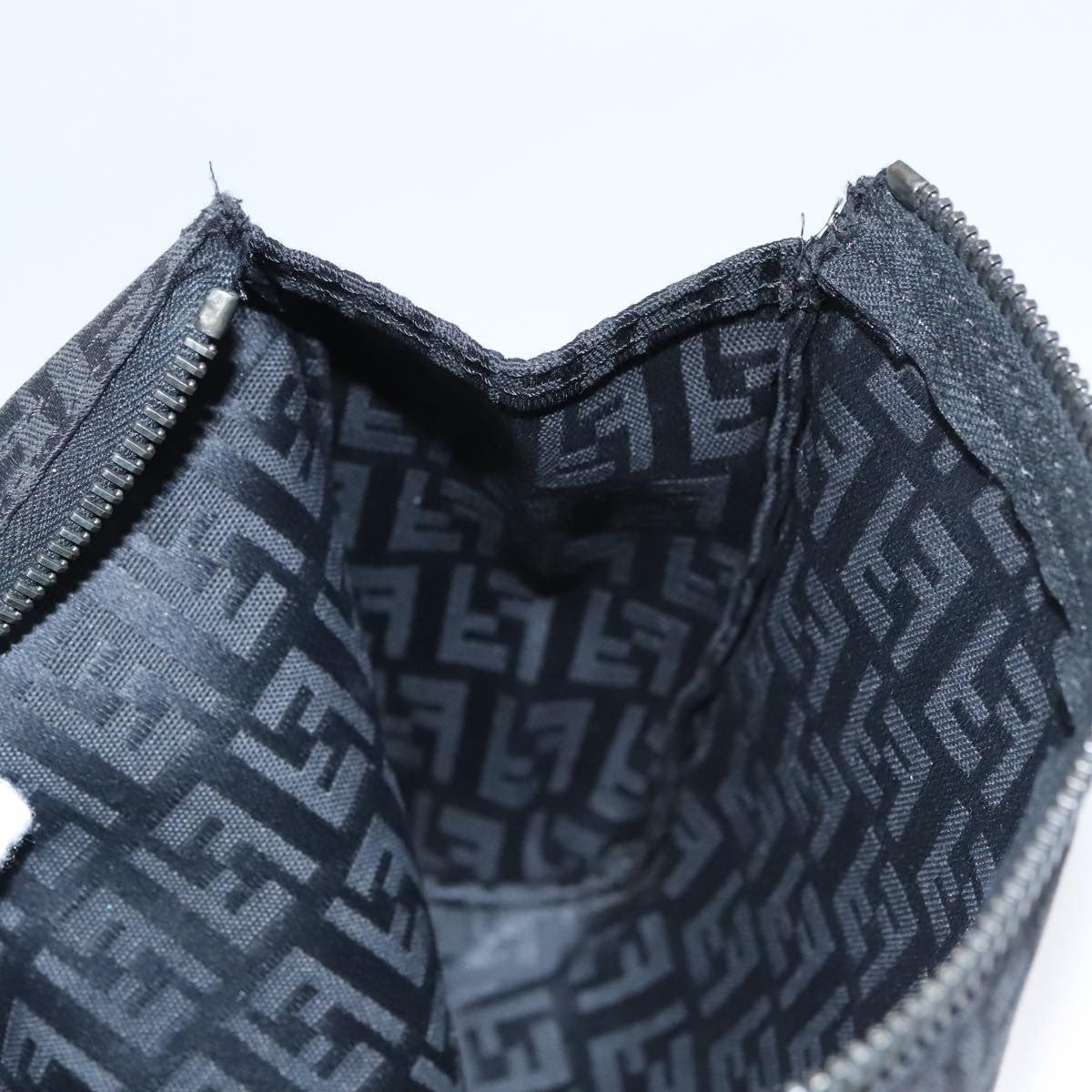 Fendi FF Logo Pouch Canvas