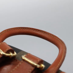 Fendi Pequin Front Pocket Backpack Coated Canvas