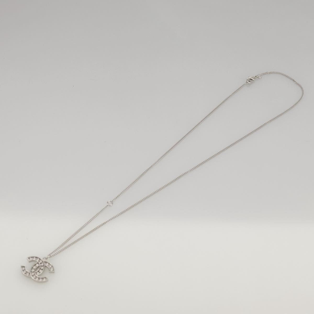 Chanel CC Pendant Necklace Metal