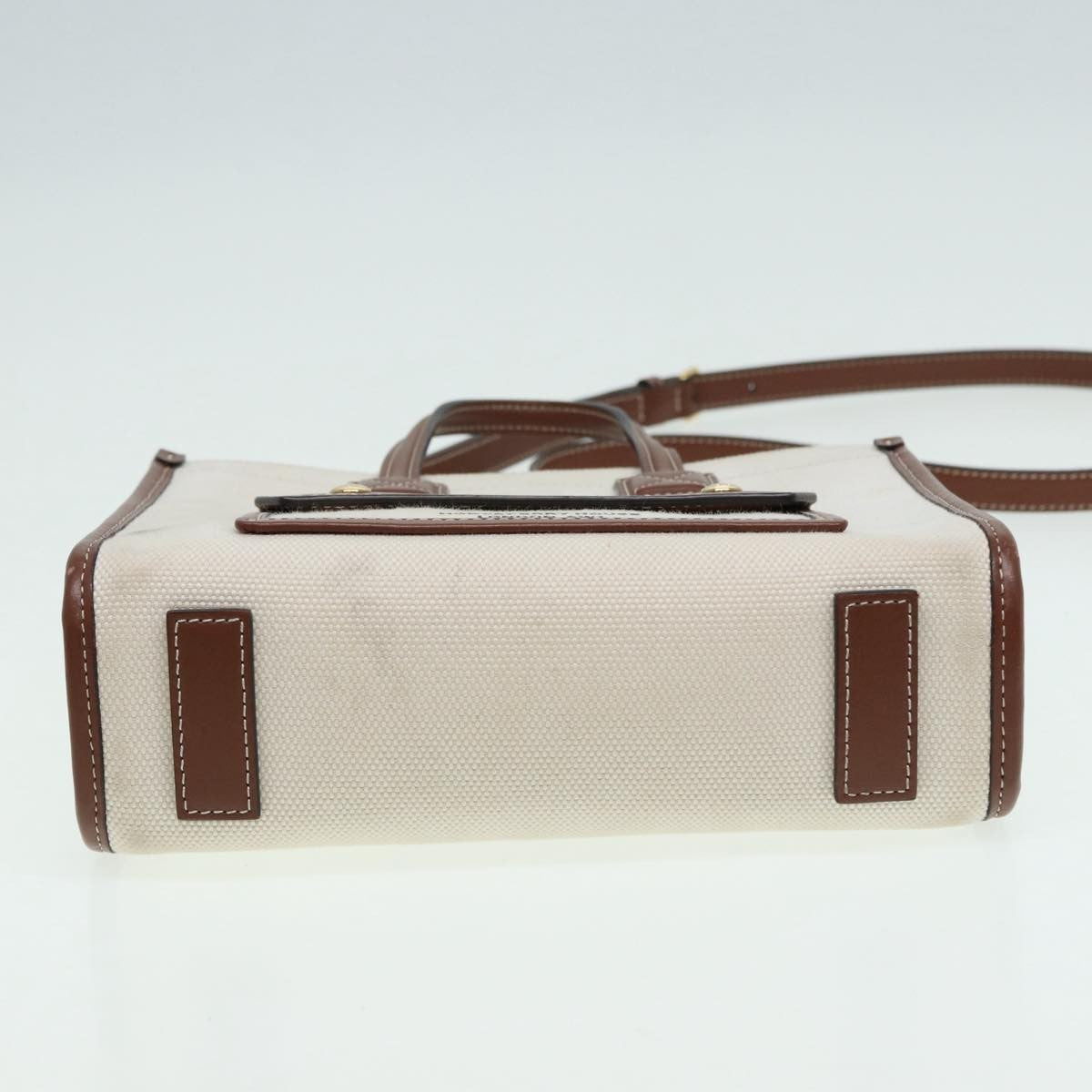 Burberry Logo Zip Wristlet Pouch Nylon