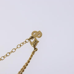 Christian Dior CD Pendant Necklace Gold-plated