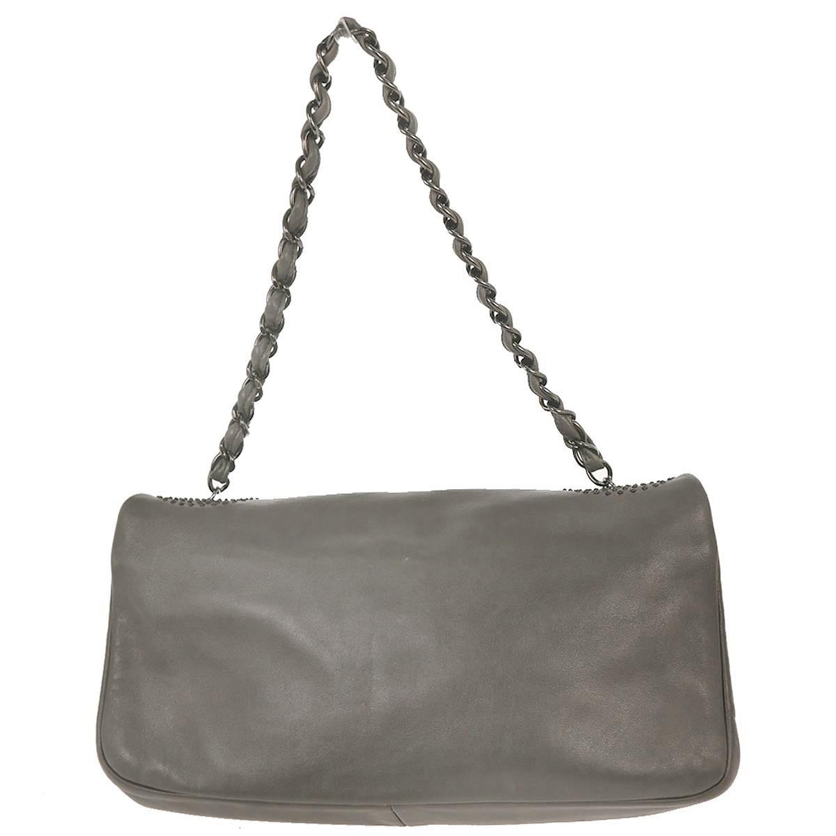 Chanel Studded CC Flap Bag Lambskin