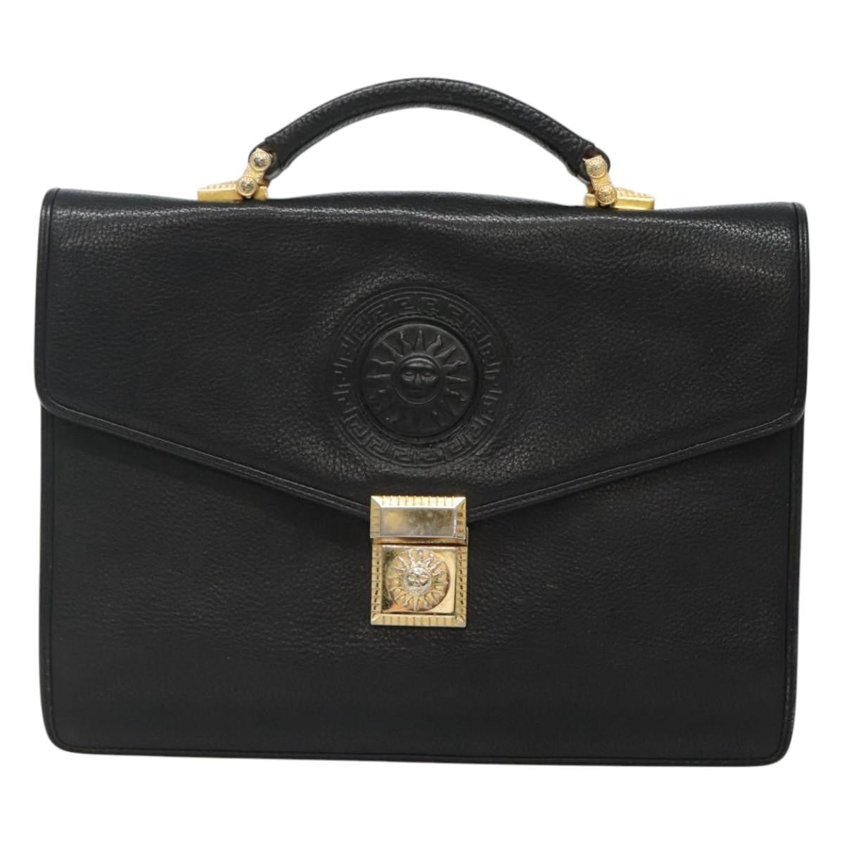 Versace Vintage Sun handbag Leather