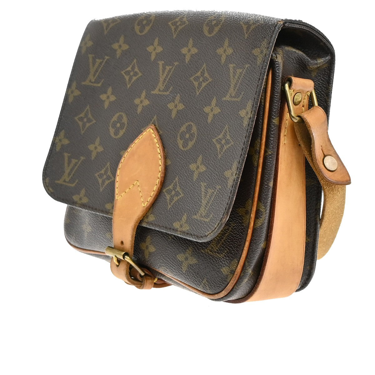 Louis Vuitton Cartouchiere Handbag Monogram Canvas