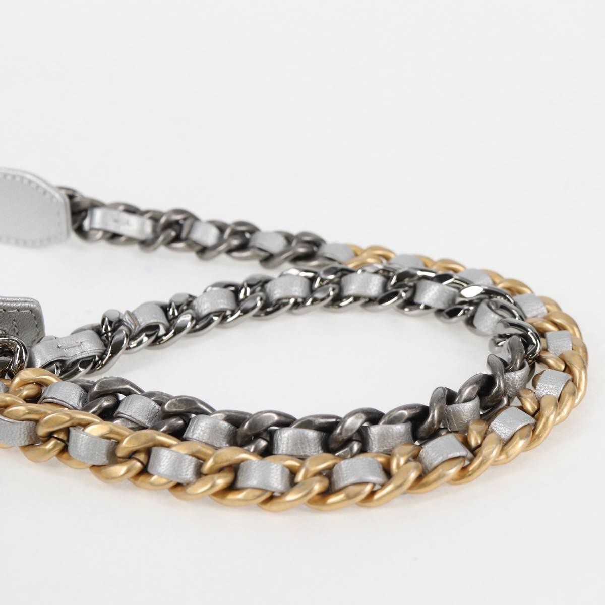 Chanel 19 Round Clutch with Chain Quilted Leather