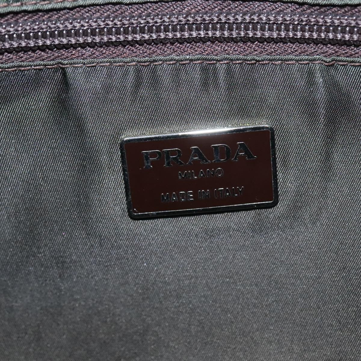 Prada Vintage Zip Handbag Tessuto