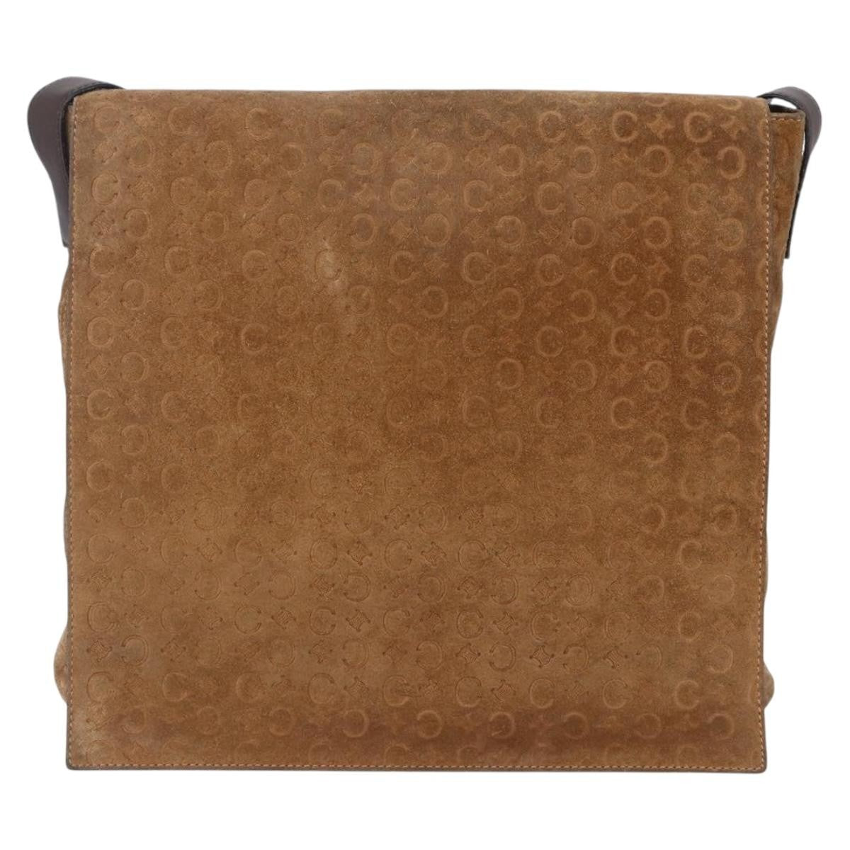 Celine C Macadam Shoulder bag Suede