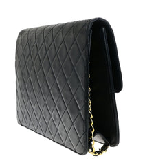 Chanel Vintage Chain Flap Bag Quilted Leather