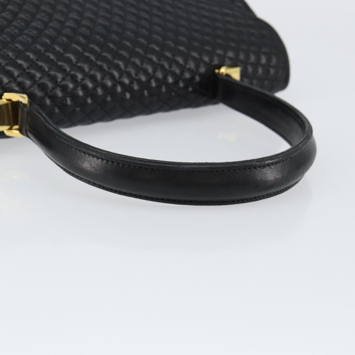 Bally Vintage Flap Handbag Quilted Leather