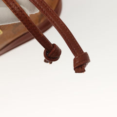 MCM Drawstring Shoulder Bag Leather