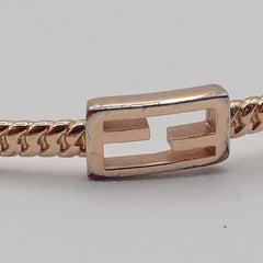 Fendi Baguette Bracelet Gold Plated