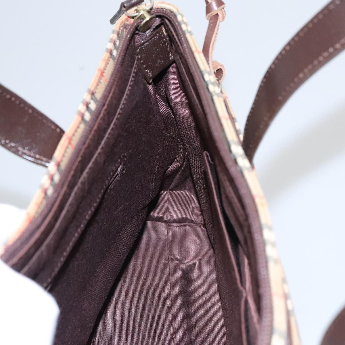 Burberry Nova Handbag Check Pattern