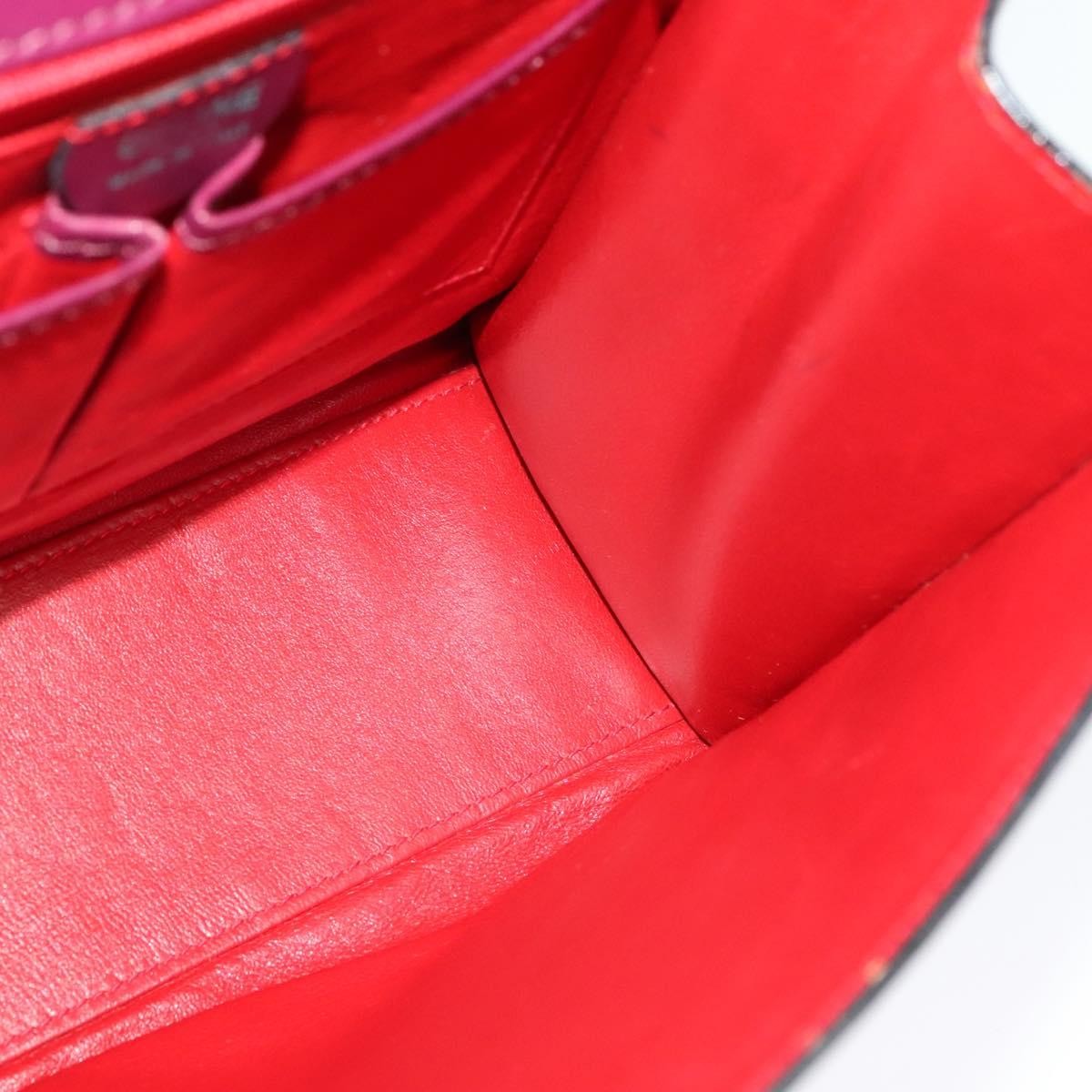 Celine Circle Logo Handbag Leather