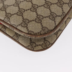 Gucci Vintage Shoulder Bag GG Coated Canvas