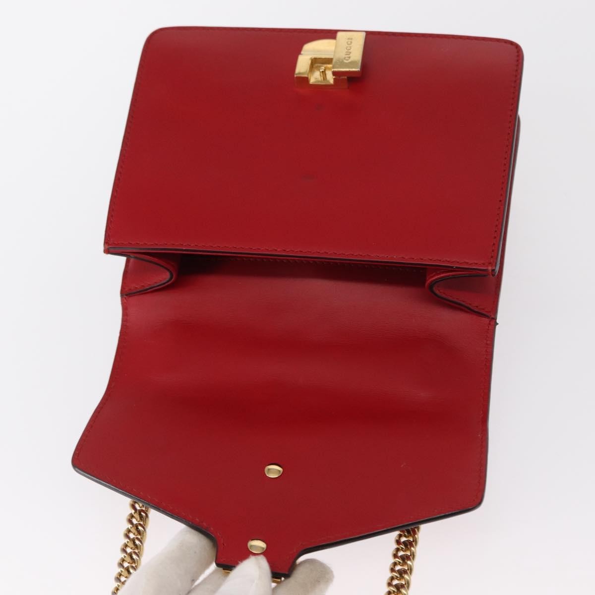 Gucci Sylvie Chain Shoulder Bag Leather