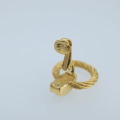 Christian Dior Vintage Round Clip-On Earrings Metal