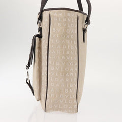 Bvlgari B.Zero1 Logomania Bag Canvas with Leather